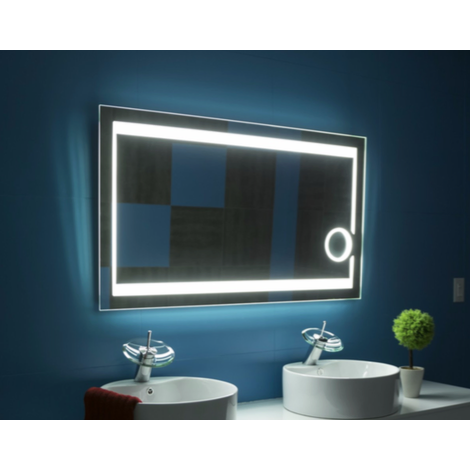 IBMirror Illuminated Vanity Mirror - Aurora Magnifying 24x32 - BathVault