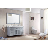 ARIEL Kensington 61" Single Sink Vanity Set D061S - BathVault