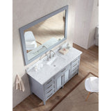 ARIEL Kensington 61" Single Sink Vanity Set D061S - BathVault