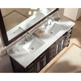 ARIEL Kensington 73" Double Sink Vanity Set D073D - BathVault