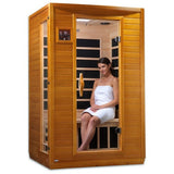 Golden Designs 2 Person Dynamic Infrared Sauna Versailles HF Edition DYN-6202-03 - BathVault