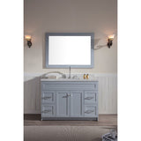 ARIEL Hamlet 49" Single Sink Vanity Set White Quartz Countertop - BathVault