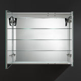 Fresca Spazio 36" Wide x 30" Tall Bathroom Medicine Cabinet w/ LED Lighting & Defogger - BathVault