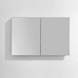 Fresca 40" Wide x 26" Tall Bathroom Medicine Cabinet w/ Mirrors - BathVault