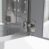 Fresca 40" Wide x 26" Tall Bathroom Medicine Cabinet w/ Mirrors - BathVault