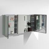 Fresca 50" Wide x 26" Tall Bathroom Medicine Cabinet w/ Mirrors - BathVault