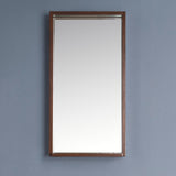 Fresca Allier 16" Wenge Brown Modern Bathroom Vanity w/ Mirror - BathVault