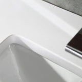 Fresca Allier 60" White Modern Double Sink Bathroom Vanity w/ Mirror - BathVault