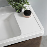Fresca Tuscany 36" Rosewood Free Standing Modern Bathroom Vanity w/ Medicine Cabinet - BathVault