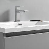 Fresca Lazzaro 30" Gray Free Standing Modern Bathroom Vanity w/ Medicine Cabinet - BathVault