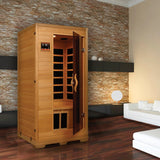 Golden Designs 1-2 Person Low EMF Far Infrared Sauna GDI-6109-01 - BathVault