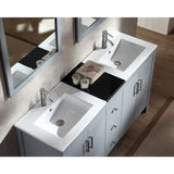 ARIEL Hanson 60" Double Sink Vanity Set K060D - BathVault