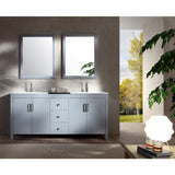ARIEL Hanson 72" Double Sink Vanity Set K072D - BathVault