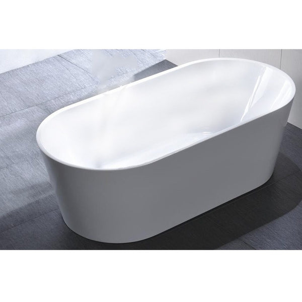 MTD Vanities Laguna 60" Modern Freestanding Acrylic Bathtub - BathVault