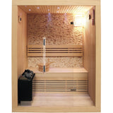 Sunray 2 Person Rockledge 200LX Luxury Traditional Steam Sauna - BathVault