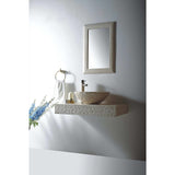 MTD Vanities Stone Vessel Sink Vanity Set - Marble Rome 36" - BathVault