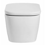 Eago Elongated Toilet Bowl Only in White - BathVault