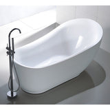 Legion Furniture 71" White Freestanding Acrylic Tub - WE6512 - BathVault