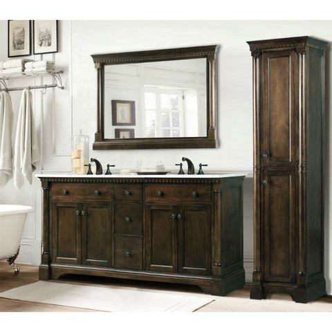Legion Furniture 60" Double Sink Bathroom Vanity WLF6036-60 - BathVault