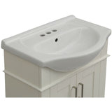 Legion Furniture 24" White Porcelain Bathroom Vanity - WLF6042 - BathVault