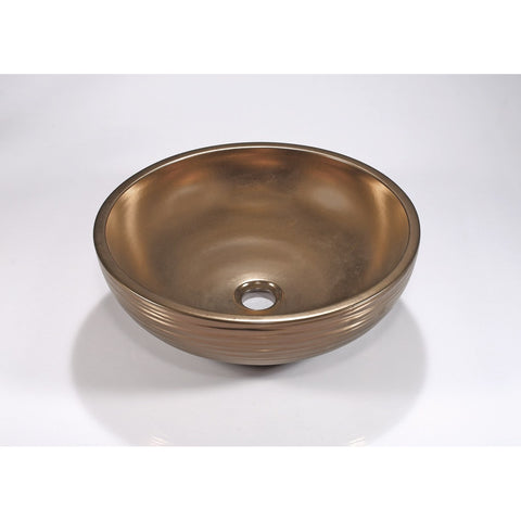Legion Furniture Porcelain Vessel Sink Bowl - Antique Broze ZA-228 - BathVault