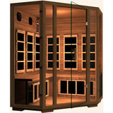 JNH Lifestyles Freedom 4 Person Corner Infrared Sauna - BathVault